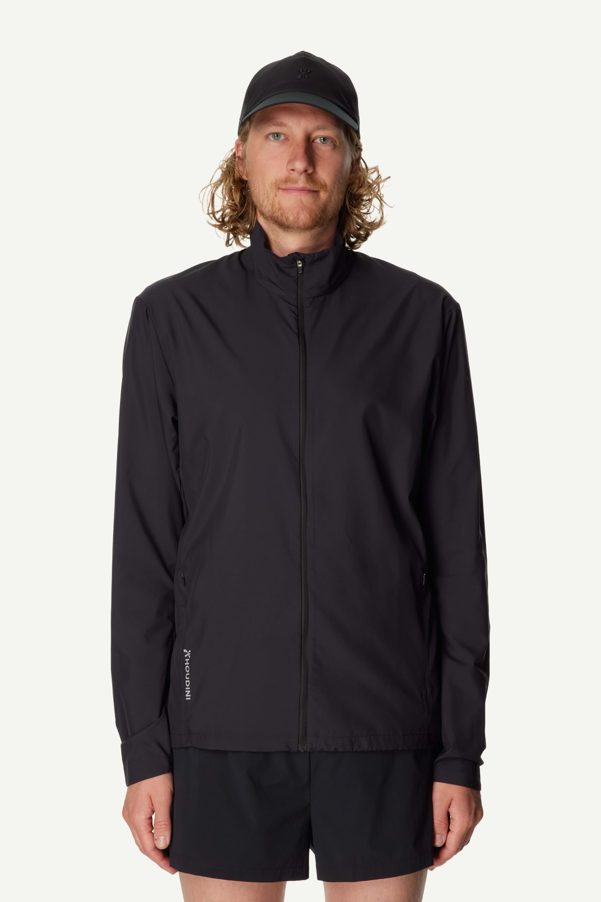 Houdini｜M's Pace Trail Jacket "True Black"
