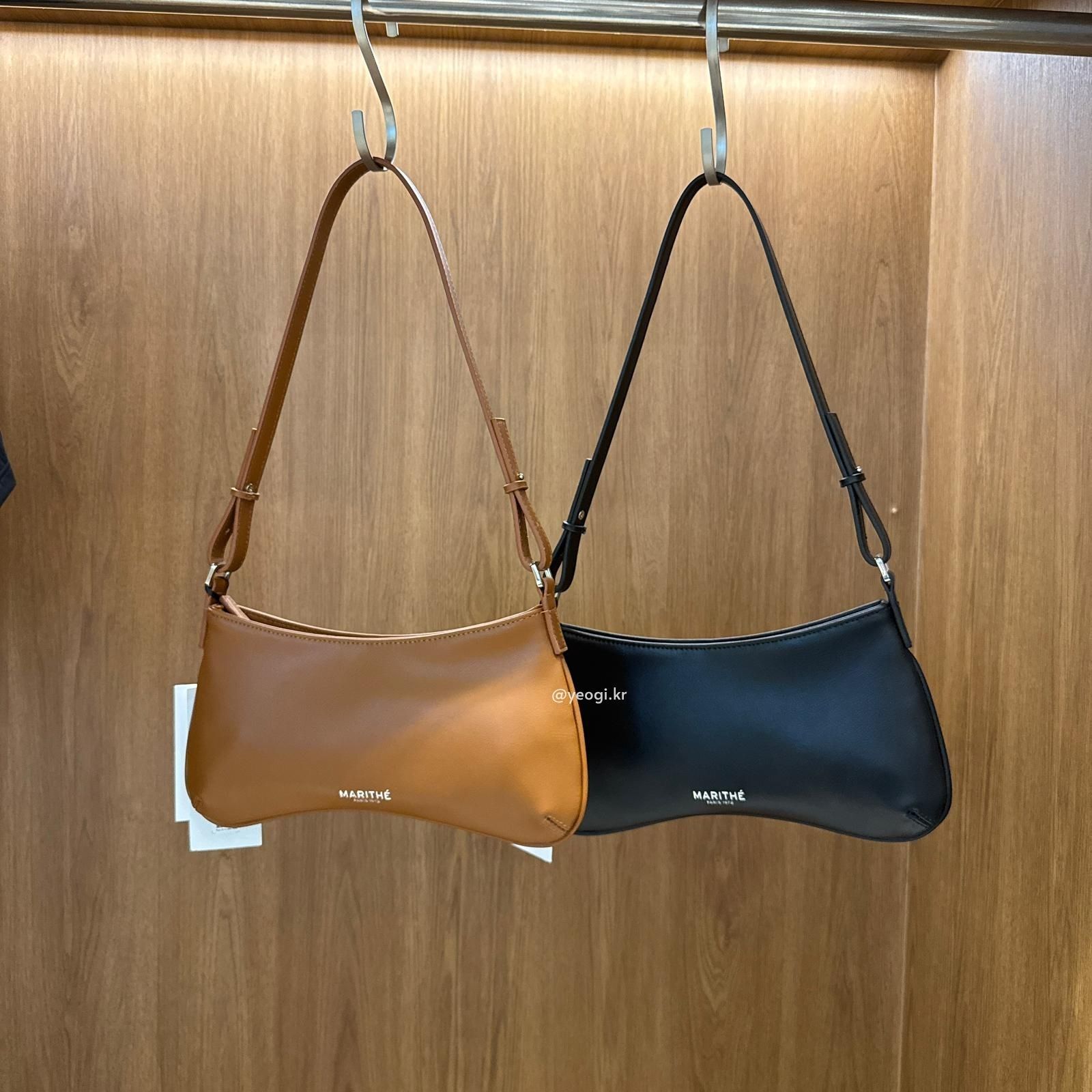 MARITHE FRANCOIS GIRBAUD (MFG)｜REGULAR LOGO MINI PEANUT BAG [2 colors]