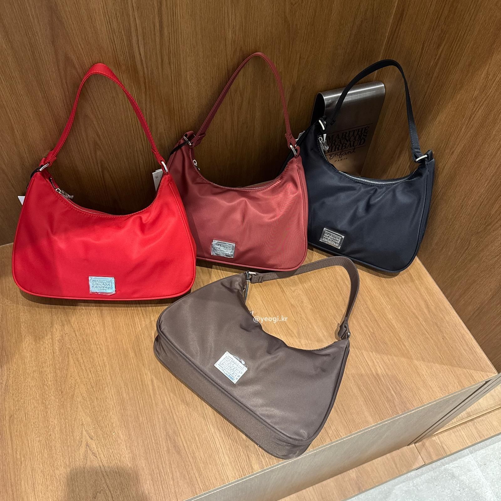 MARITHE FRANCOIS GIRBAUD (MFG)｜CLASSIC LOGO HOBO BAG [4 colors]