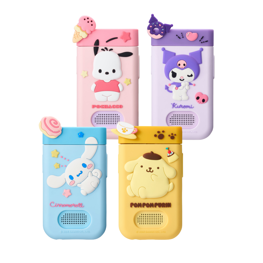 【FUNY】三麗鷗手機型兒童相機 布丁狗 酷洛米 大耳狗 帕恰狗