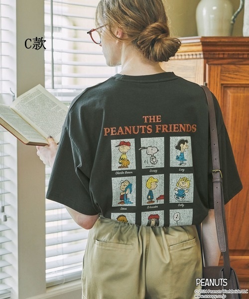【預購】J0407602  PEANUTS SNOOPY短袖T｜復古印花｜寬鬆版型｜圓領｜LDsc1007 10款