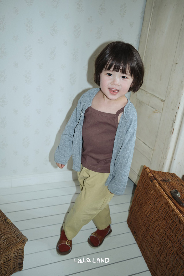 正韓夏lalaland 小童4色小標細肩背心