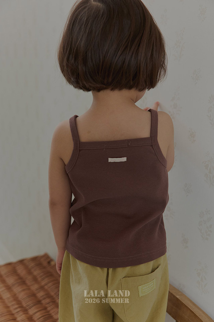 正韓夏lalaland 小童4色小標細肩背心