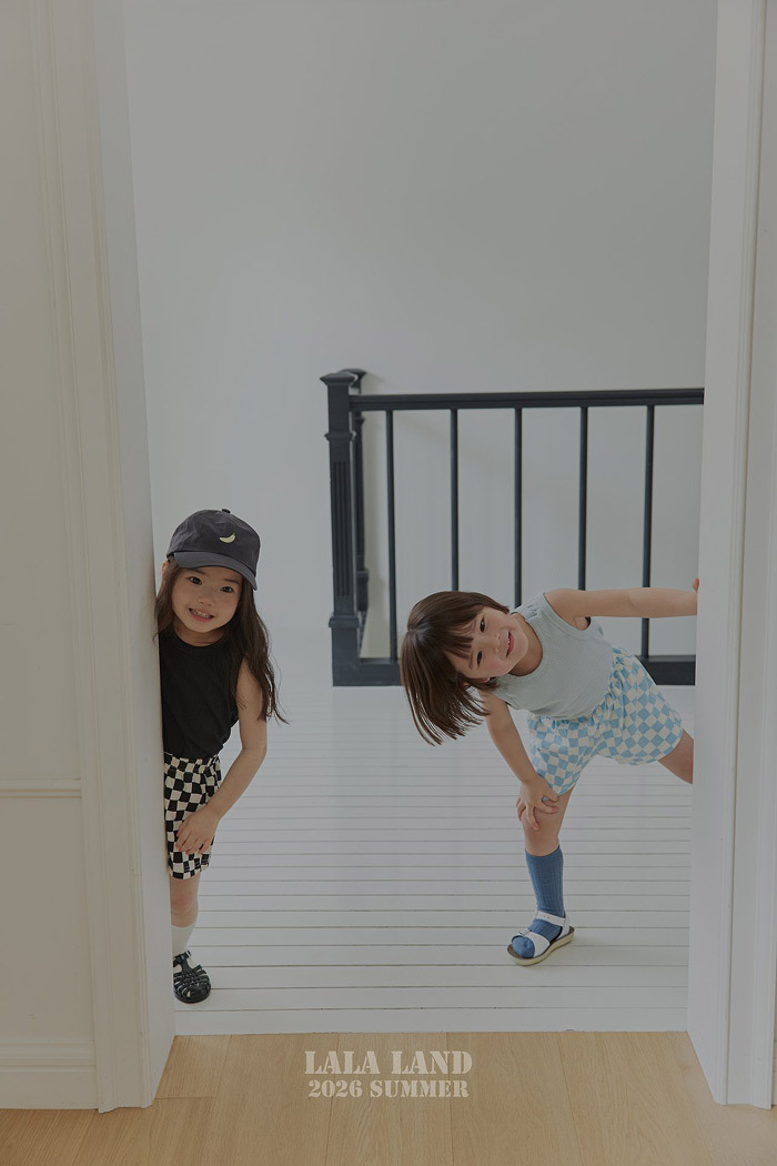 正韓夏lalaland 小童三色直條背心