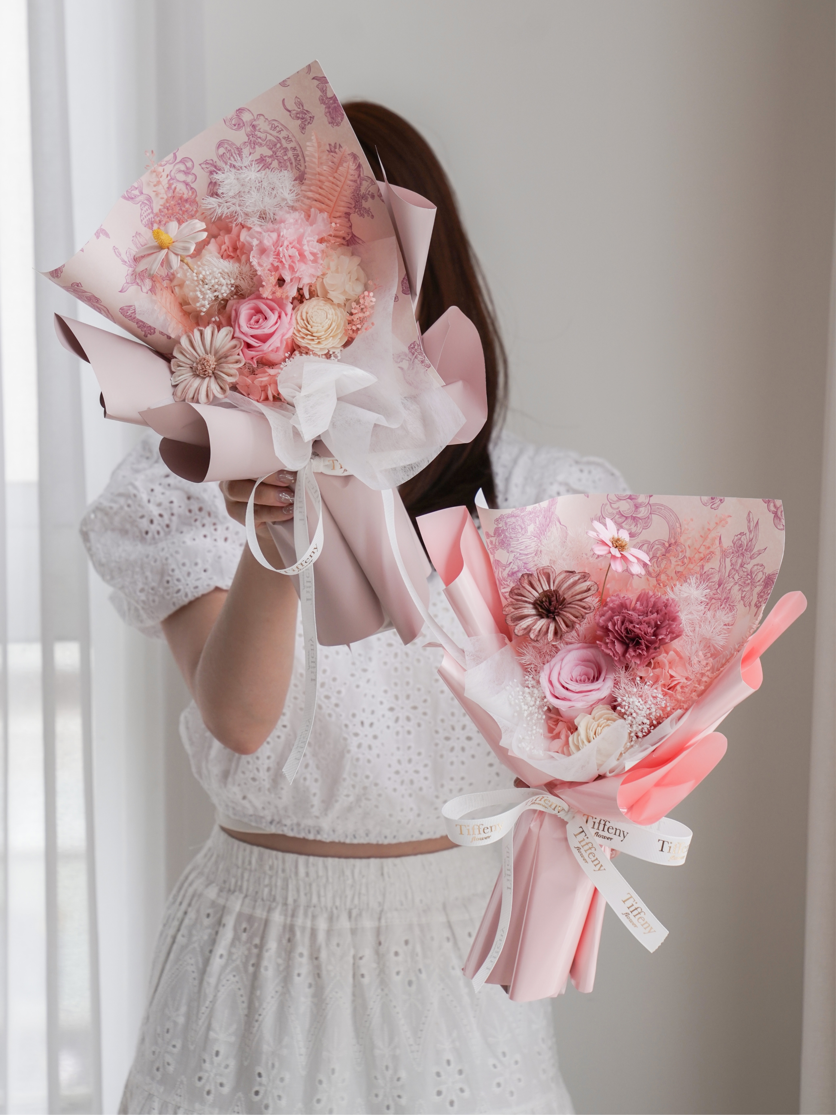 Vintage Gelato・康乃馨永生花束 / M /