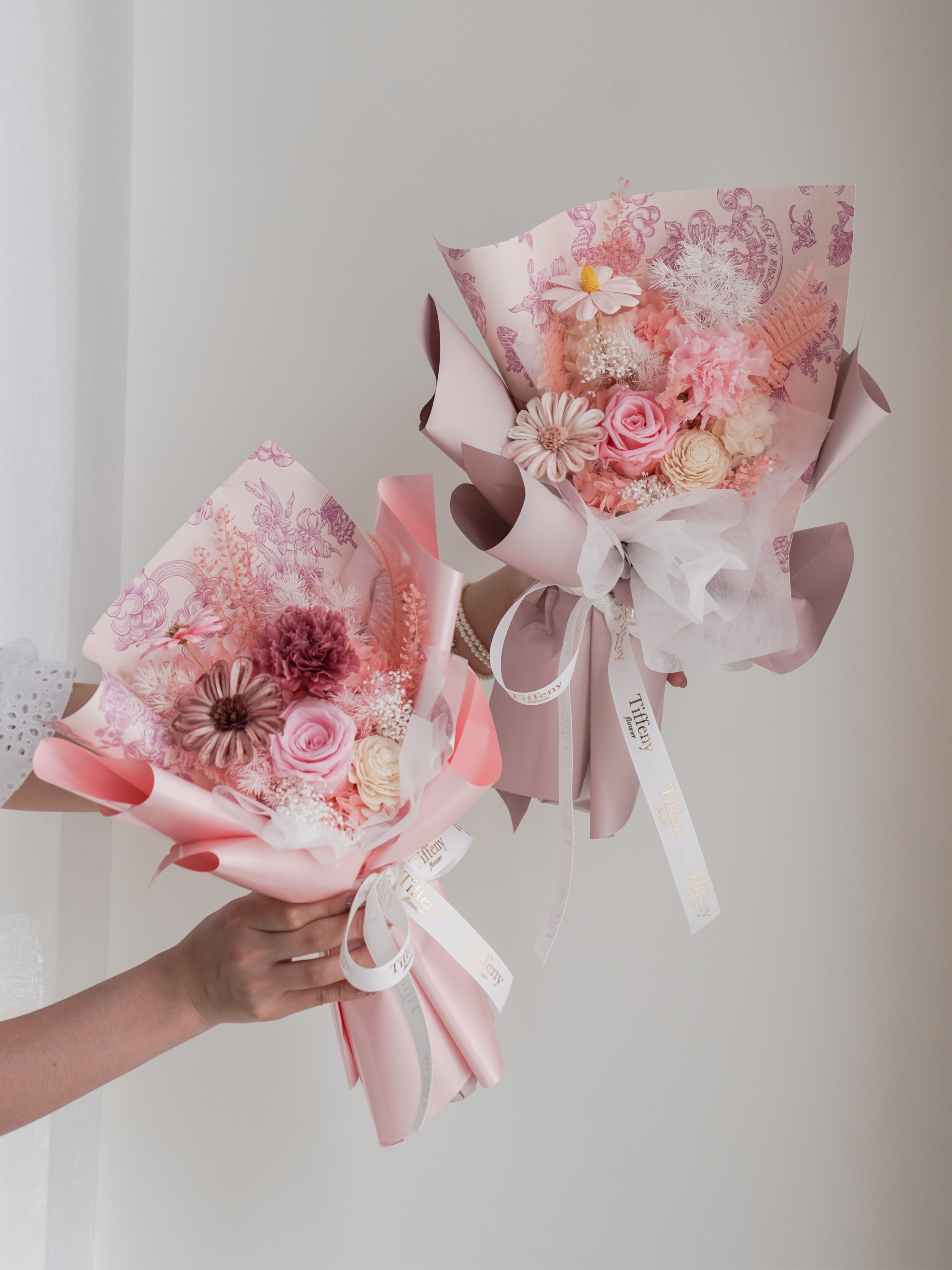 Vintage Gelato・康乃馨永生花束 / M /