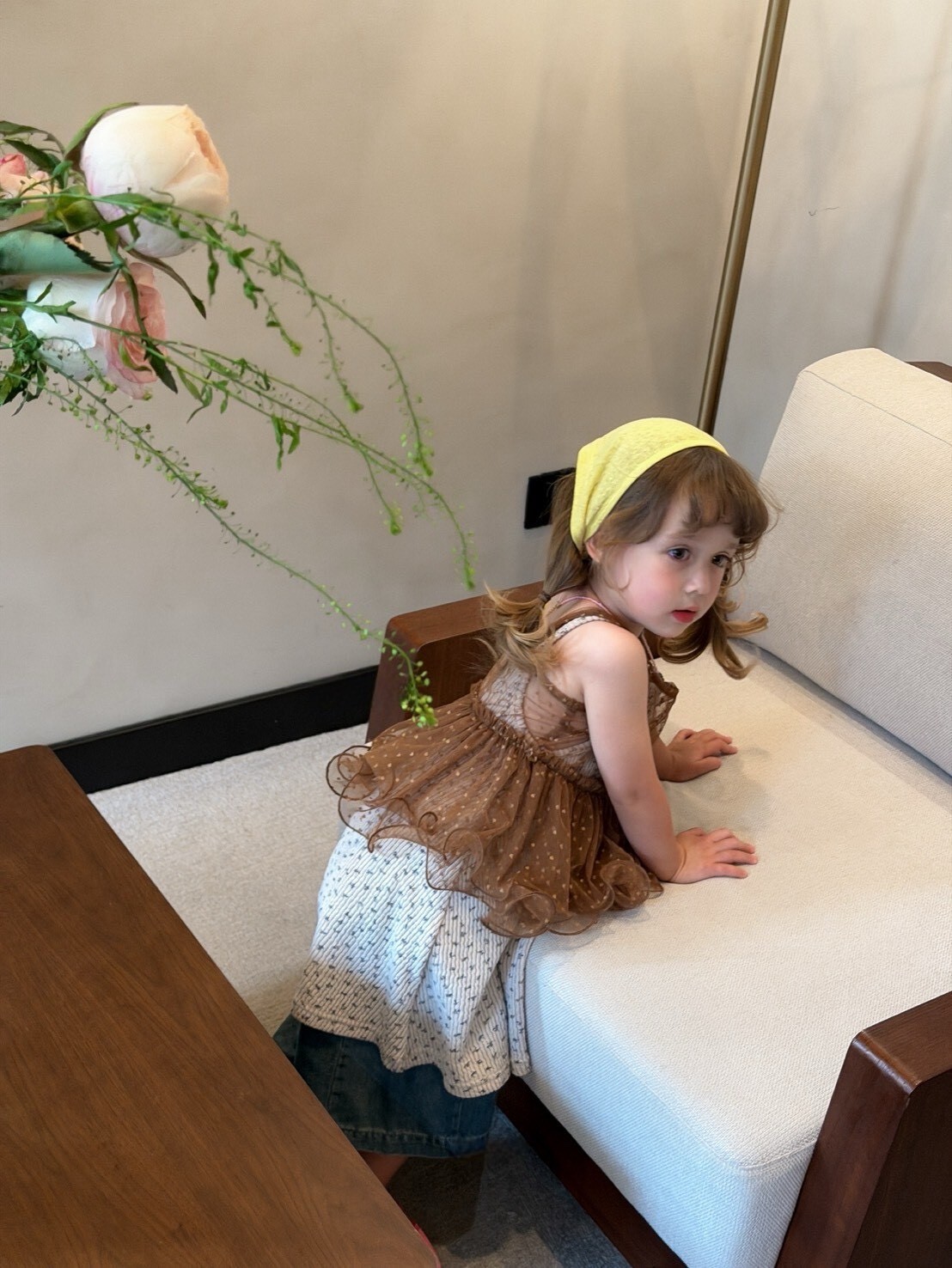 焦糖小泡泡紗背心