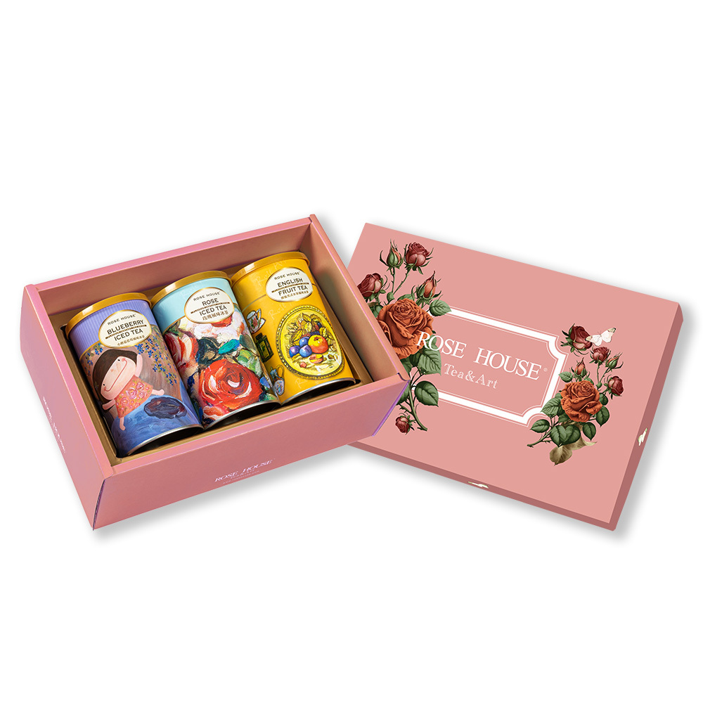 【母親節限定】玫瑰盛夏花園禮盒(冰茶3罐入)