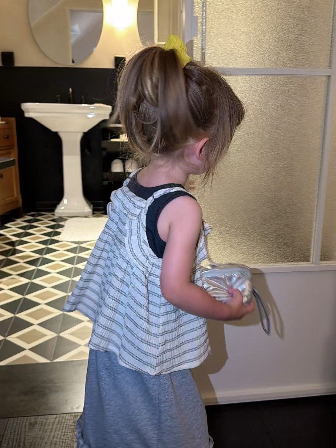 條紋小綁結偷加分兩件套