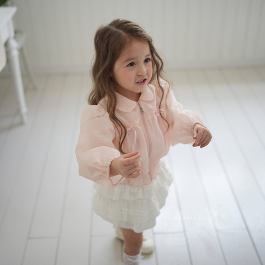 正韓夏neneru 兩色緞帶蝴蝶結防曬外套/冷氣房外套