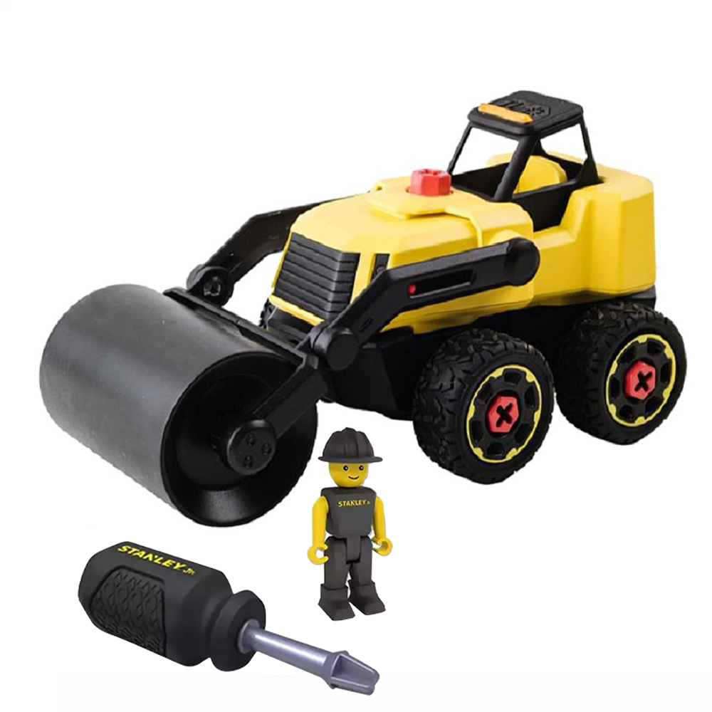 【STANLEY】組裝工程車-壓路機