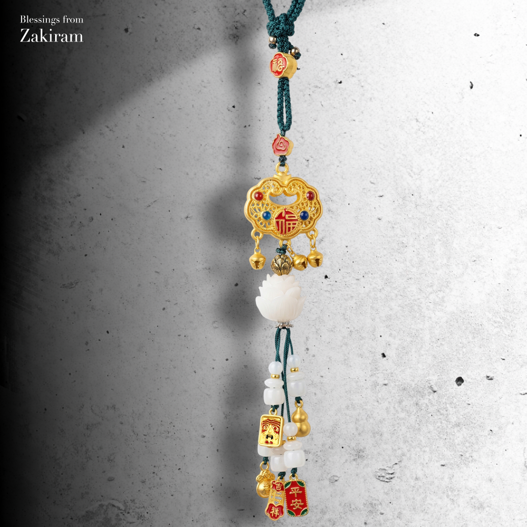 扎基拉姆 祥雲 蓮花 車掛