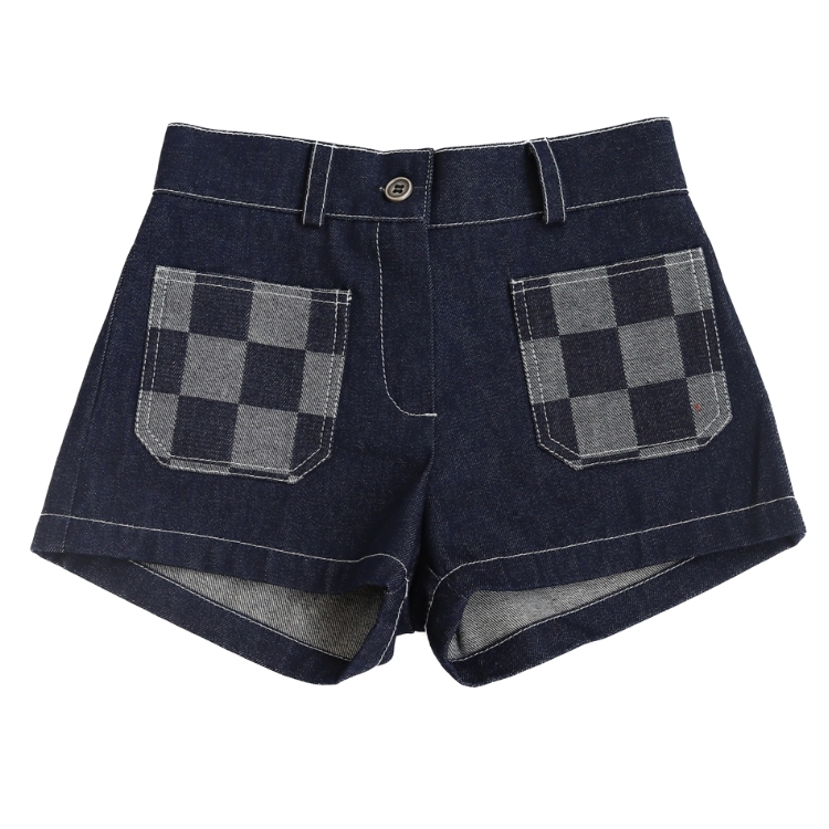 KALINKA 雙色口袋仙人掌牛仔短褲 Vaya Cactus Jeans