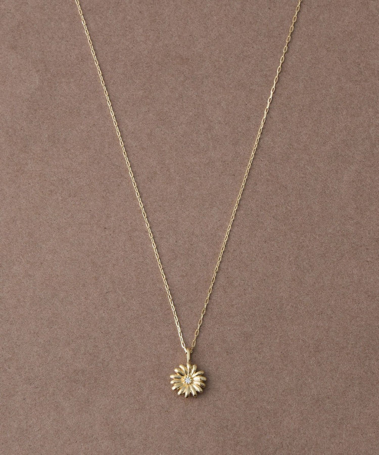 [連線優惠] ete K18YG 鑽石雛菊項鍊