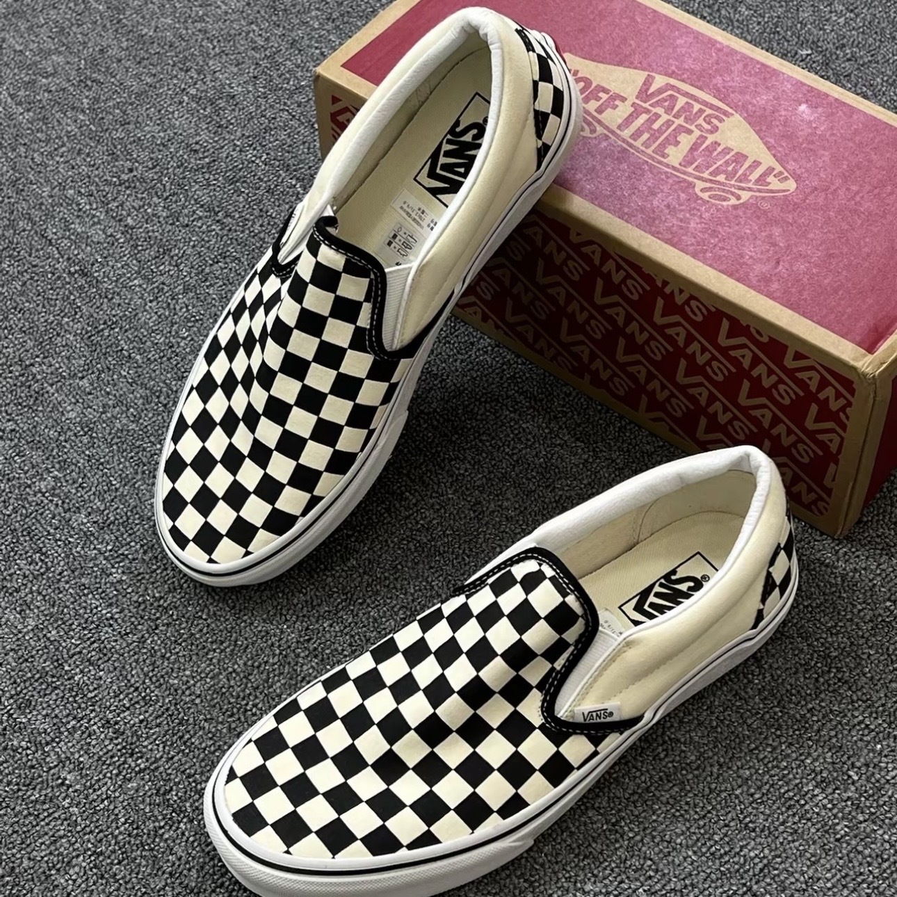 VANS CLASSIC SLIP-ON 黑白棋盤格 休閒 帆布鞋 板鞋 VN000EYEBWW