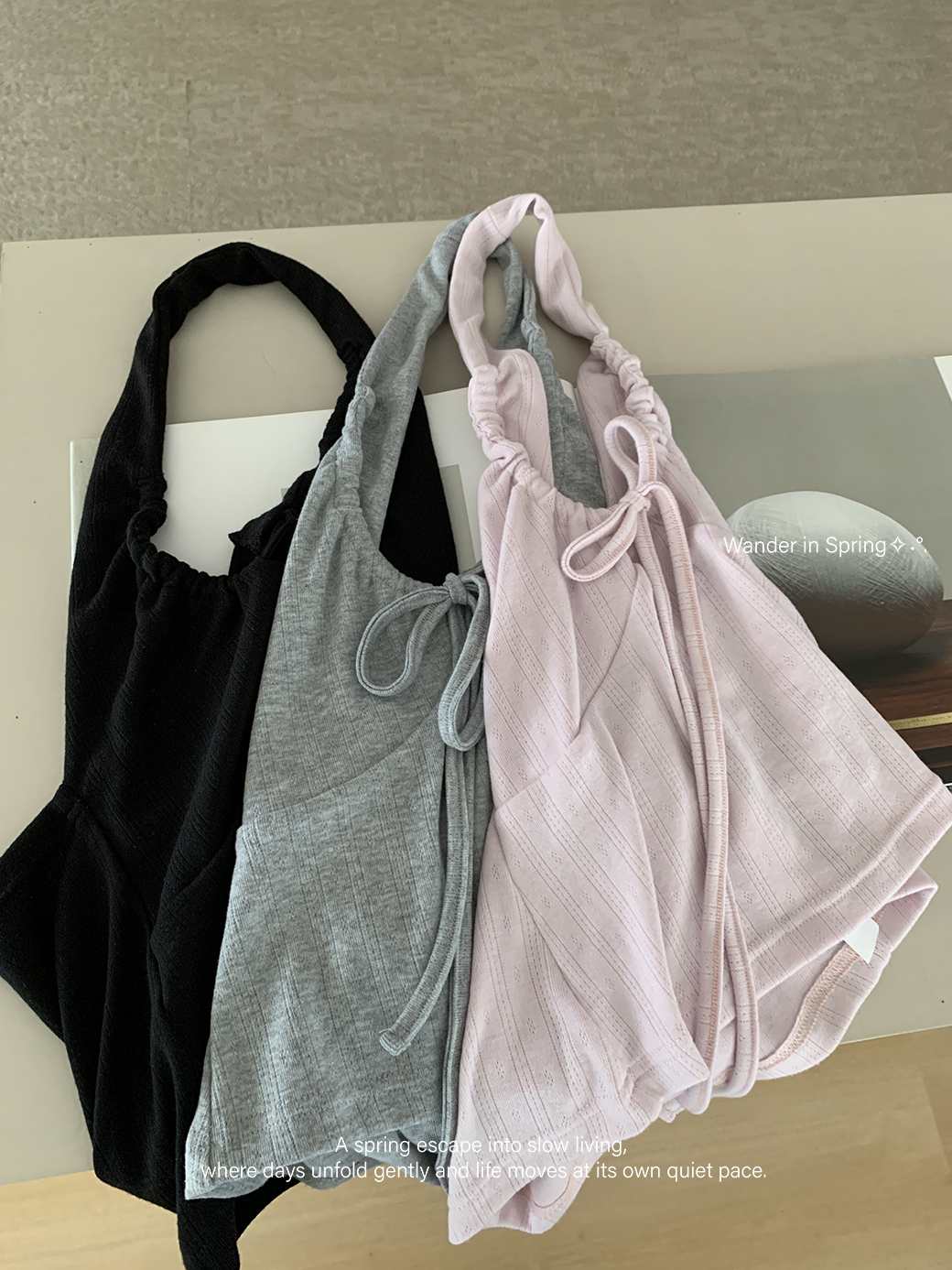 寶寶感軟萌掛脖背心-3色