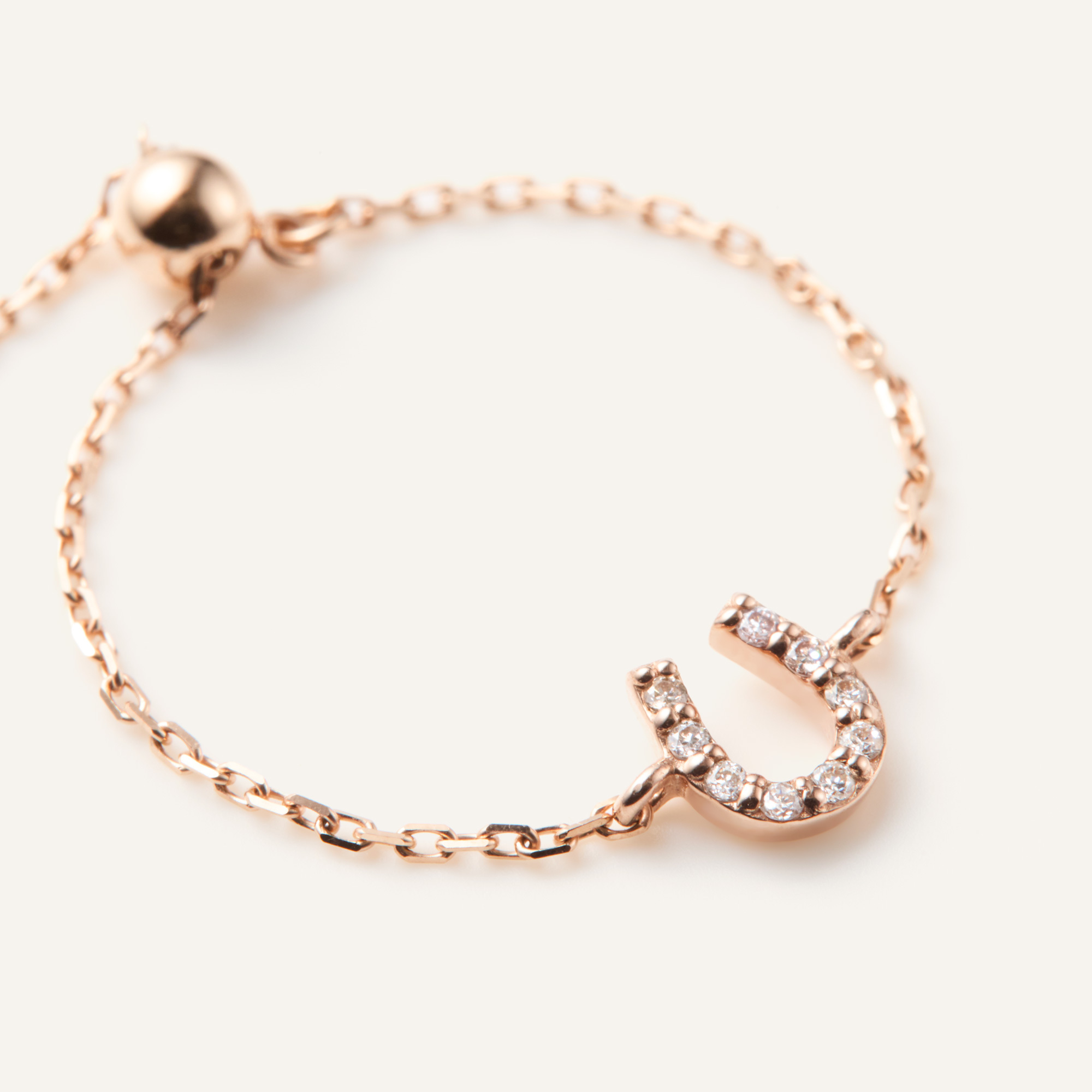 [連線優惠]VA Vendome Aoyama 馬蹄鑽石鏈戒指