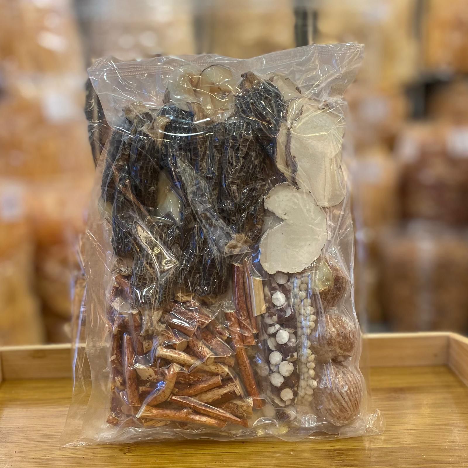 虎芝貝母羊肚菌強肺湯