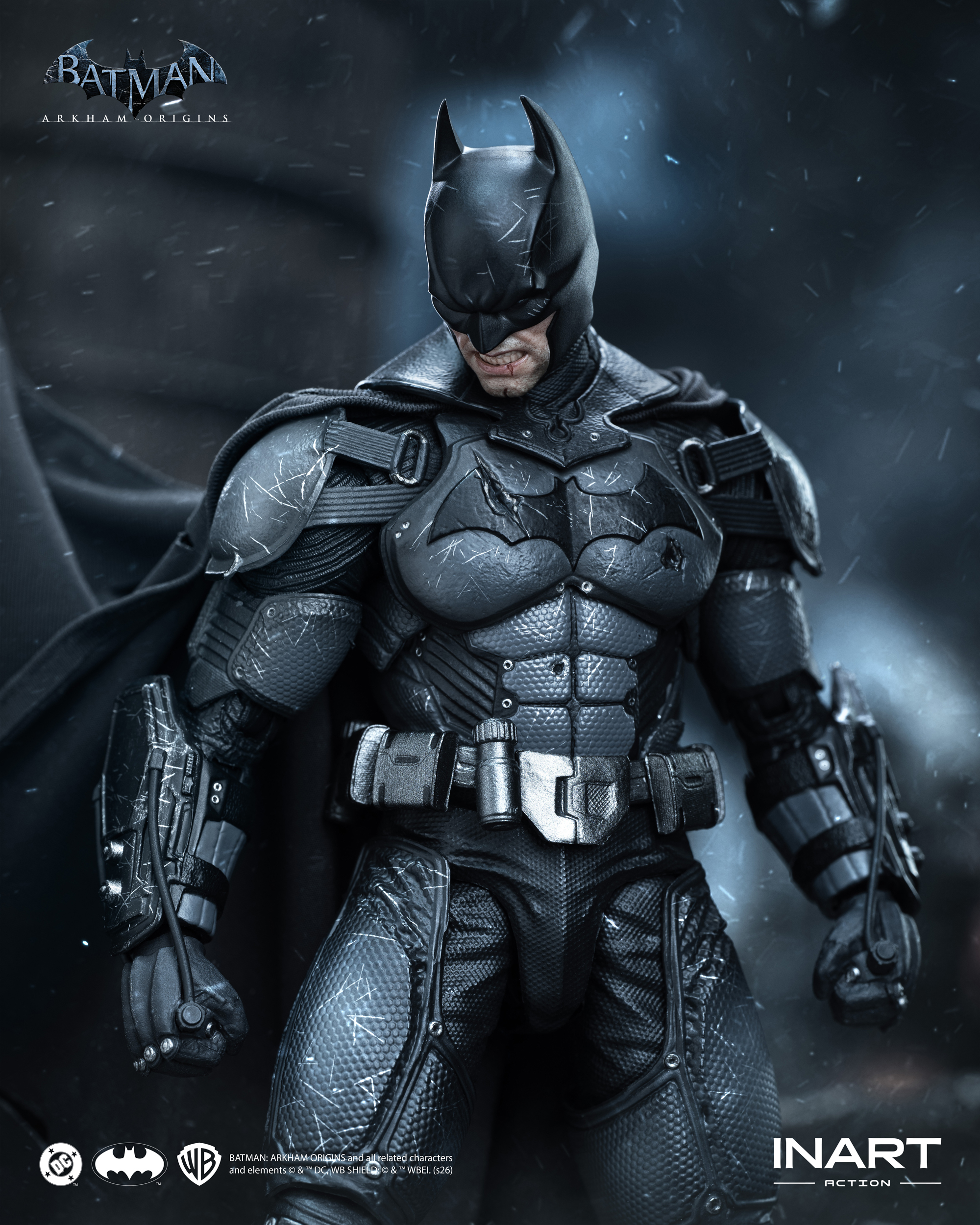 [Deposit] INART : Batman: Arkham Origins - Batman (Battle Damaged Version) Action Figure