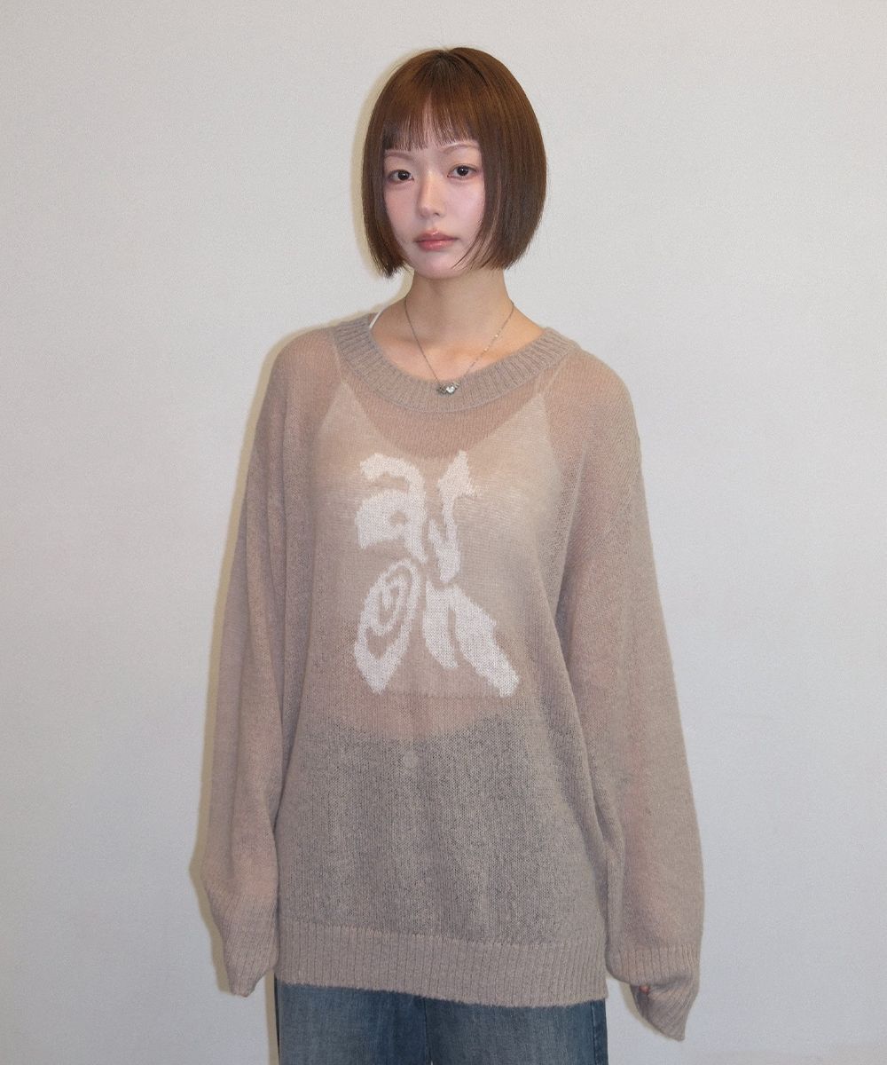 ASON 鏤空針織上衣 AS_P0000CXA