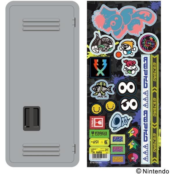 Nintendo Ensky Splatoon  Can-pen case Locker-style with Sticker 700812