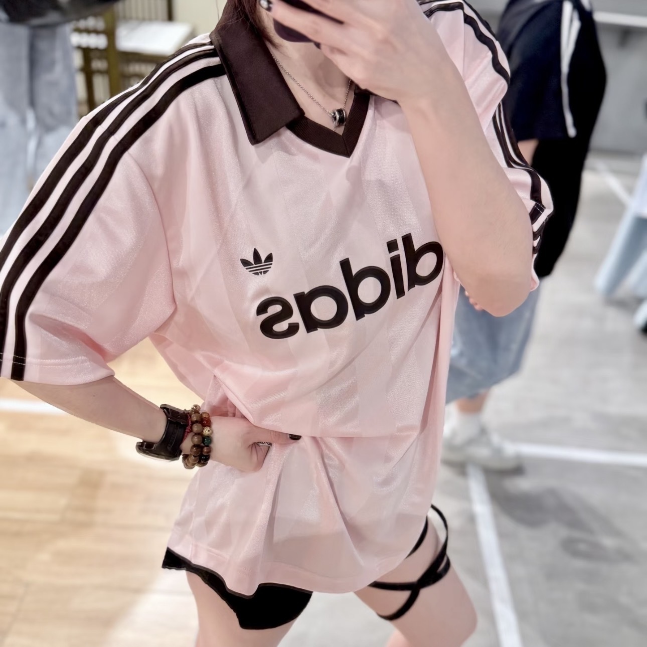 ADIDAS ORIGINALS 甜美風 足球衣 粉KE3580/藍KE2453