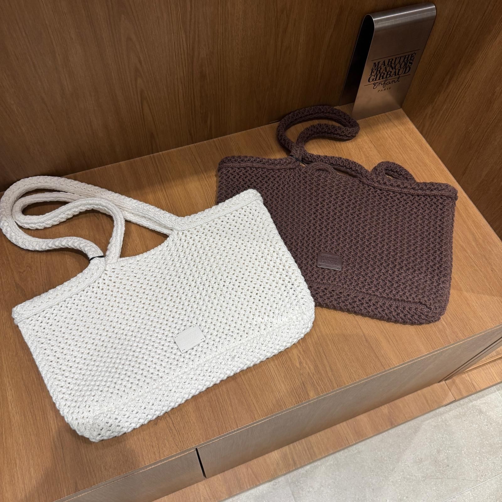 MARITHE FRANCOIS GIRBAUD (MFG)｜CLASSIC LOGO NET SHOULDER BAG [2 colors]