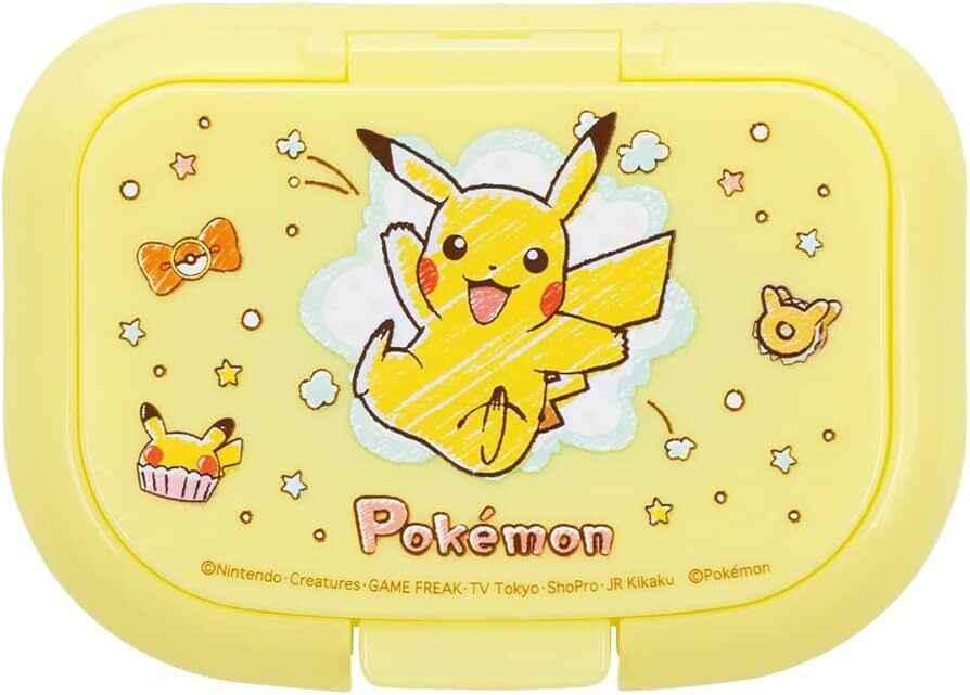 Skater Pokemon Antibacterial Wet Sheet Lid 645655
