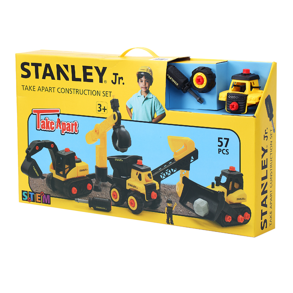 【STANLEY】組裝工程車-經典建築工程套組