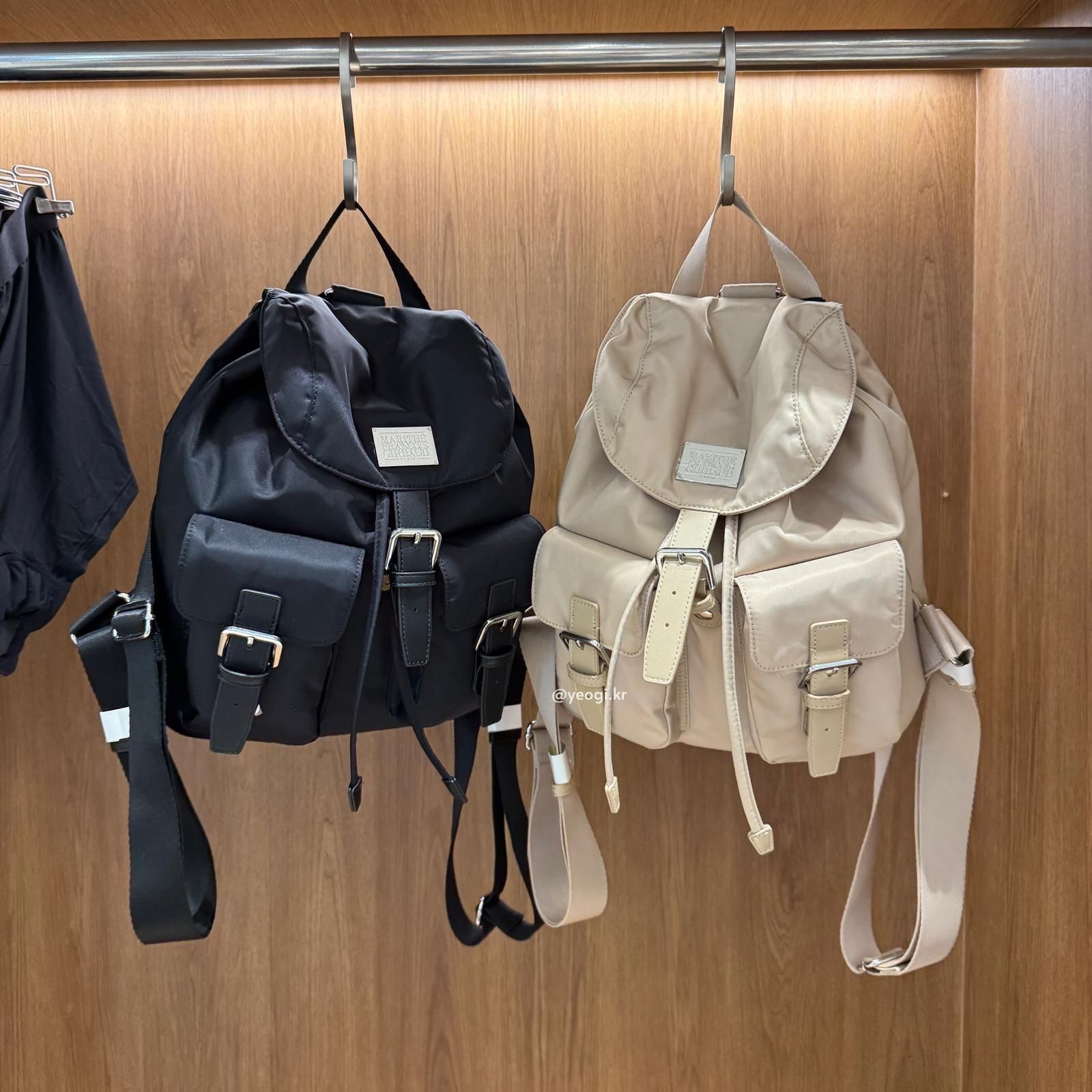 [11/4前入code每件最高可再-$20] MARITHE FRANCOIS GIRBAUD (MFG)｜CLASSIC LOGO SMALL BACKPACK [2 colors]