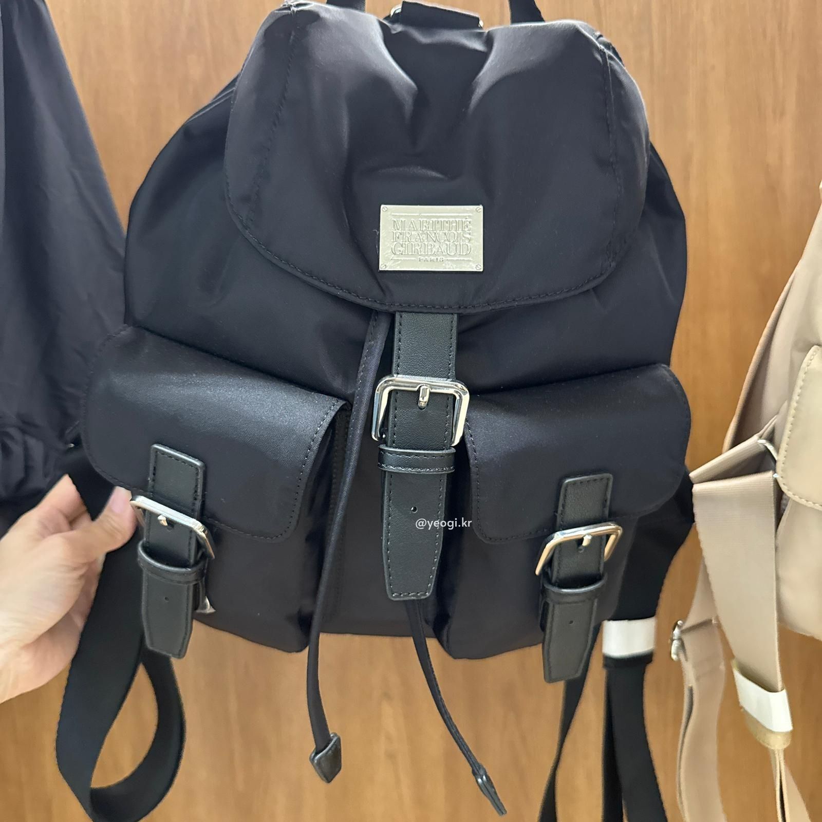 [11/4前入code每件最高可再-$20] MARITHE FRANCOIS GIRBAUD (MFG)｜CLASSIC LOGO SMALL BACKPACK [2 colors]