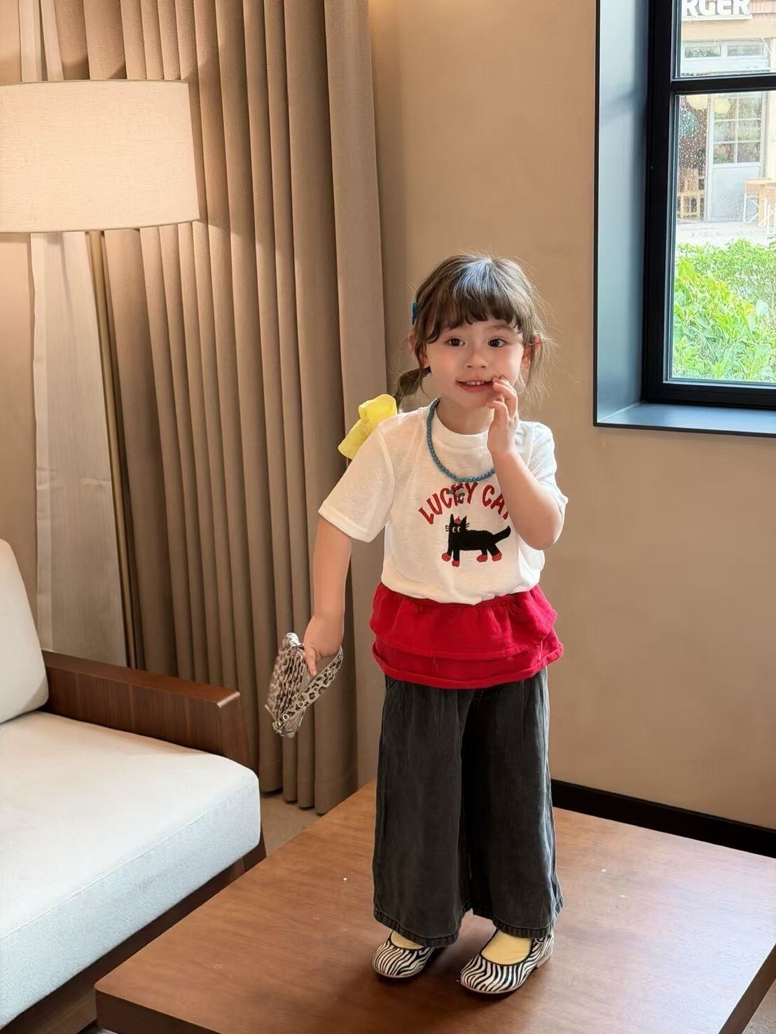 小大人鬆弛感牛仔褲