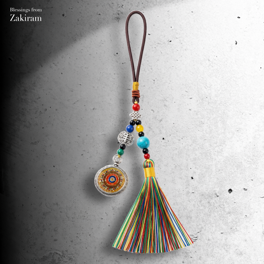 心經 勉唐派 圓滿金曜 五色繩掛飾