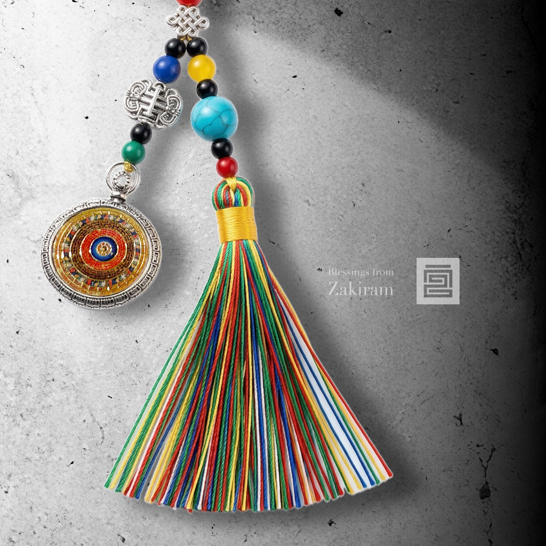 心經 勉唐派 圓滿金曜 五色繩掛飾