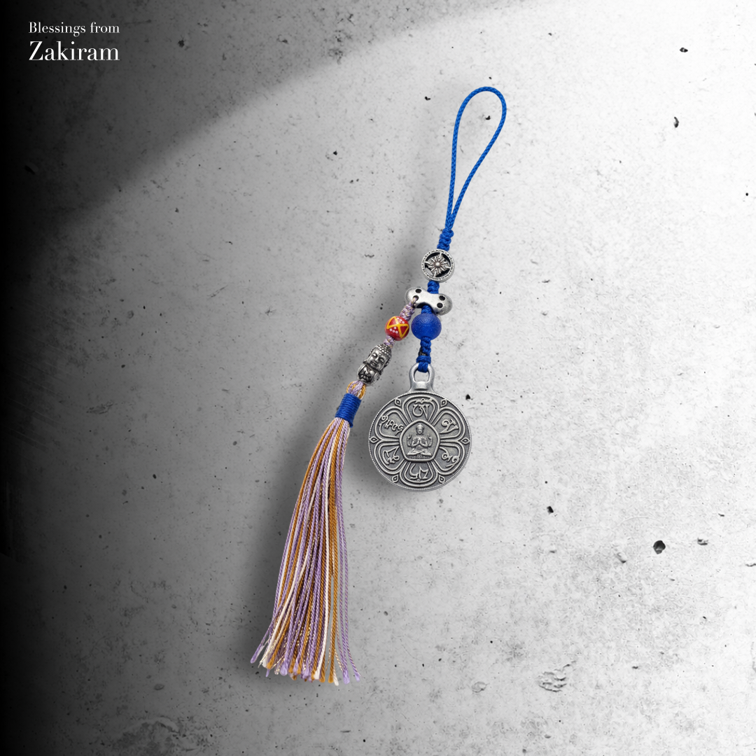 六字真言 四臂觀音 掛飾