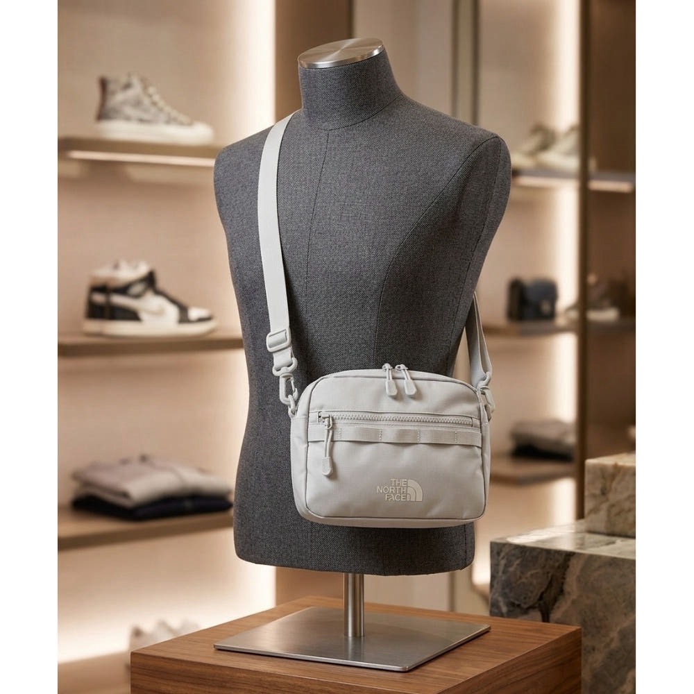 【OWN】The North Face STANDARD CROSS BAG 小包 側背包 肩背包 新品 不分男女 黑色 炭灰 沙白