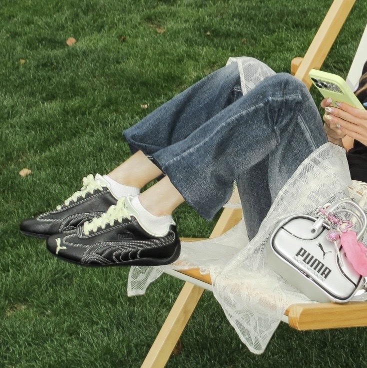 PUMA SPEEDCAT x POWERPUFF GIRLS 黑綠 賽車鞋 飛天小女警聯名 408101-01