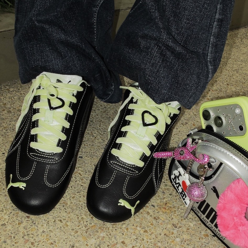 PUMA SPEEDCAT x POWERPUFF GIRLS 黑綠 賽車鞋 飛天小女警聯名 408101-01