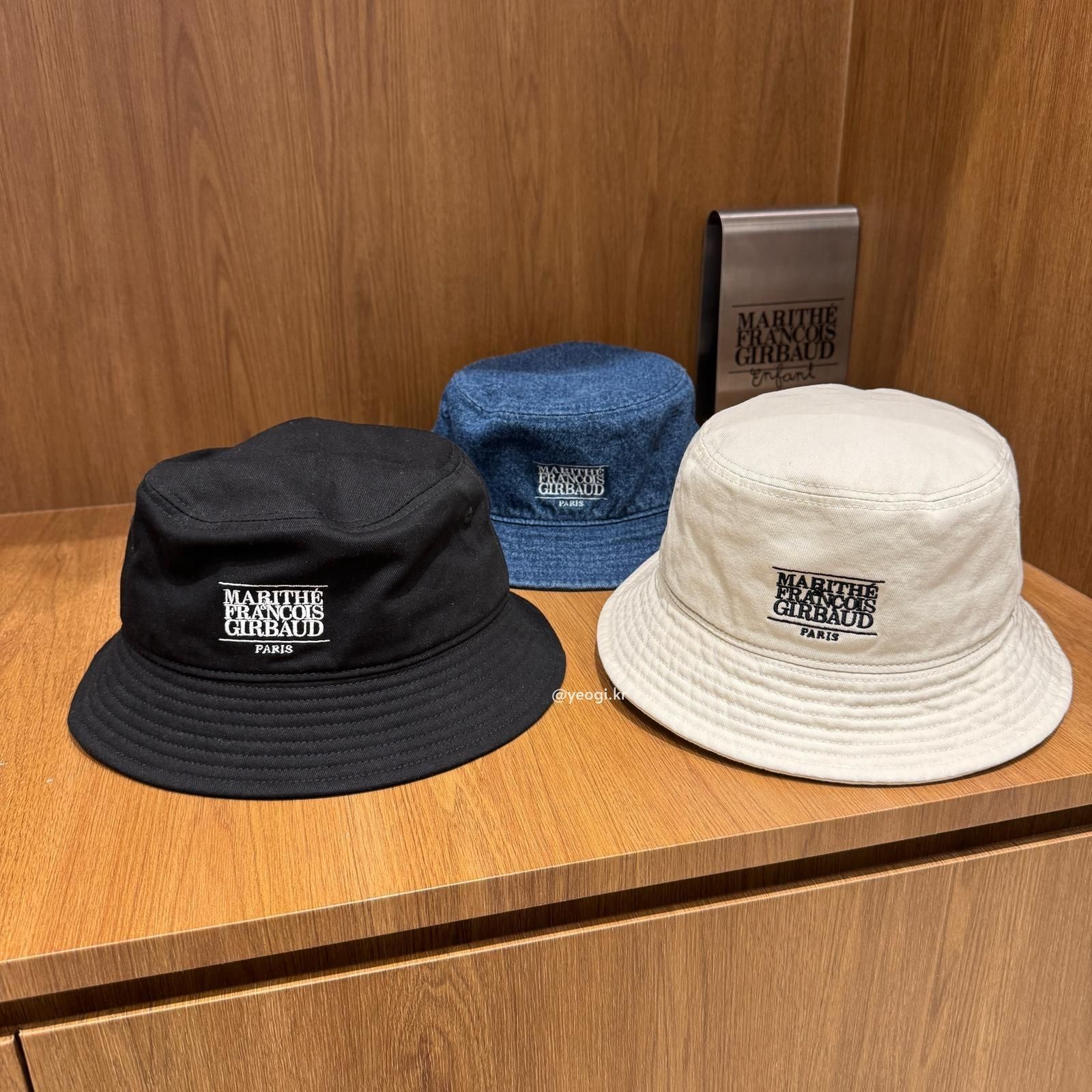 [11/4前入code每件最高可再-$20] MARITHE FRANCOIS GIRBAUD (MFG)｜CLASSIC LOGO BUCKET HAT [3 colors]