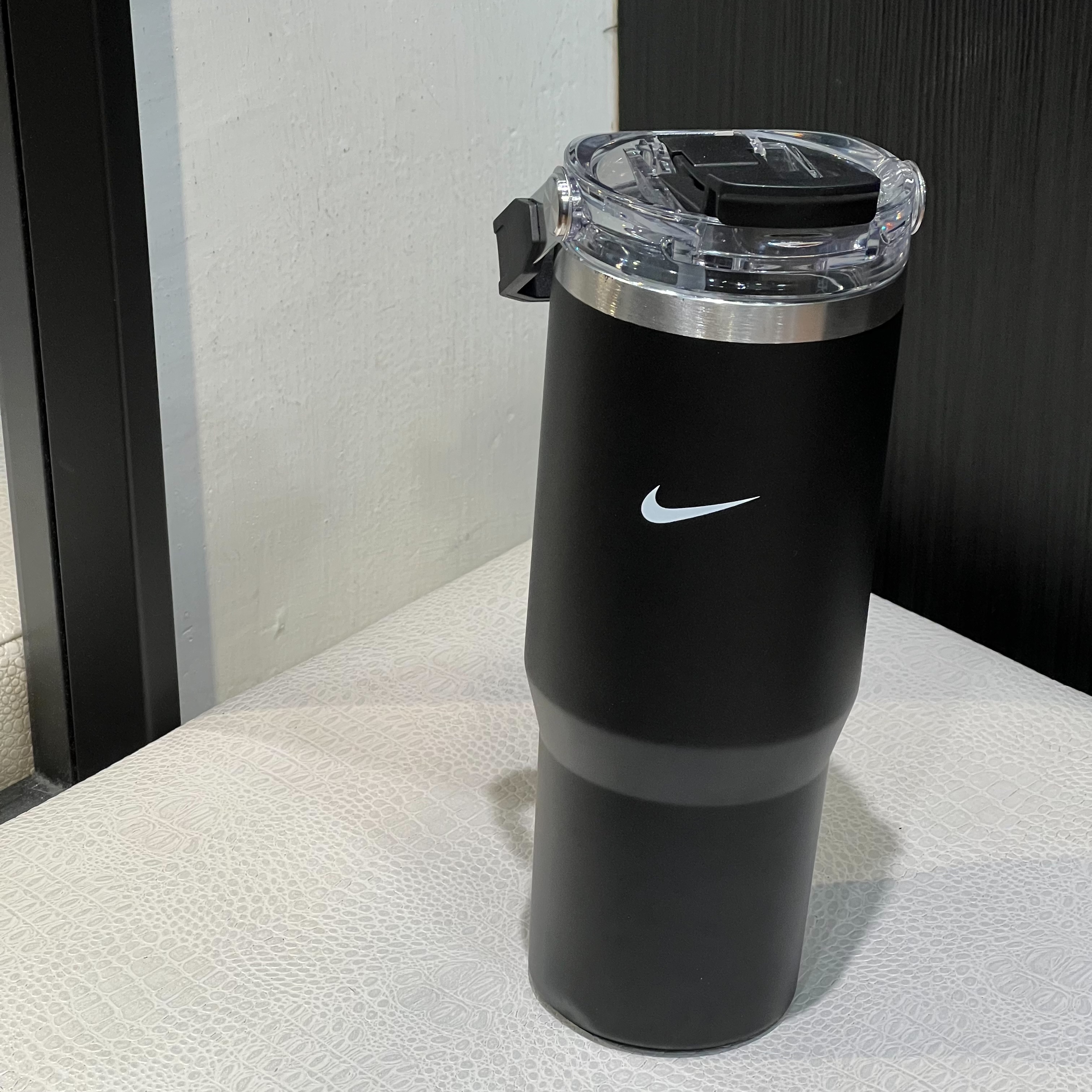 【瑕疵】NIKE 環保飲料杯 冰壩杯 黑 BT020010A