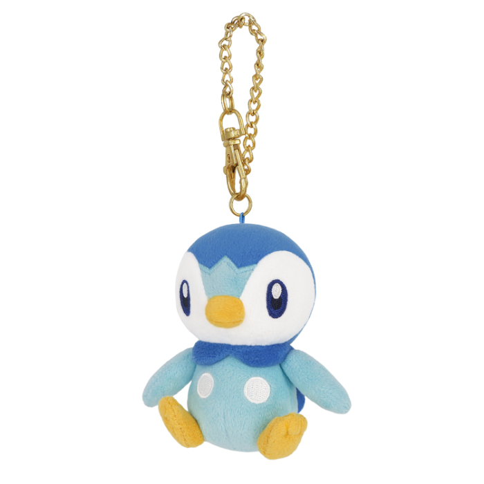 San Ei Pokemon Plush Keychain PM54 Piplup (Pochama) 037633