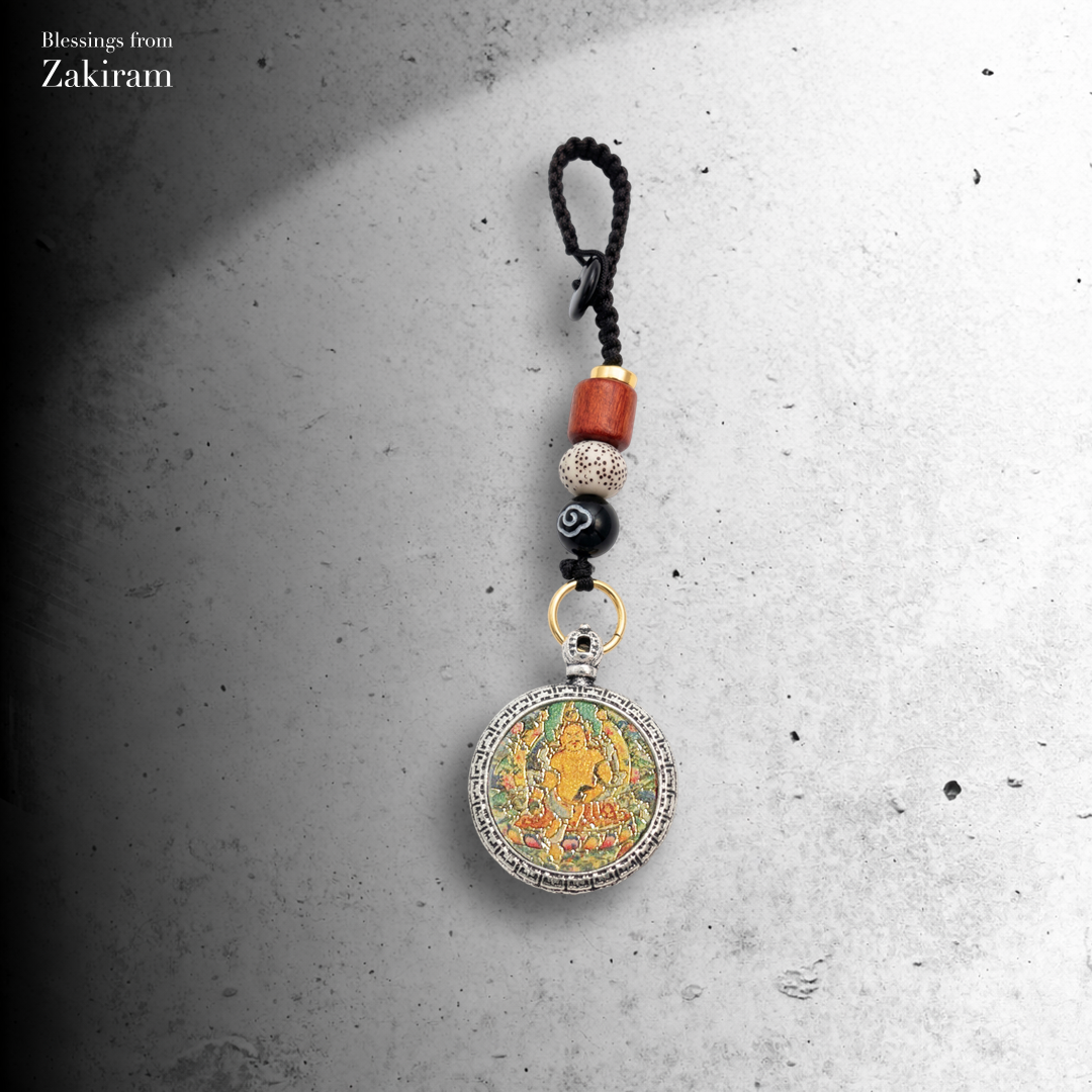 黃財神 勉唐派 圓滿金曜 掛飾