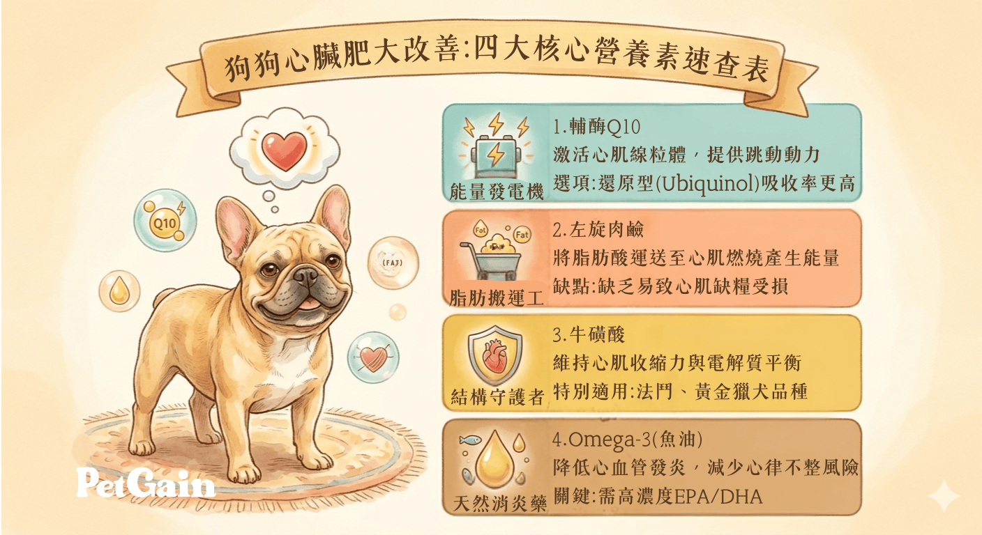 狗狗心血管燃料-緩減心臟衰竭|PetGain|佩健