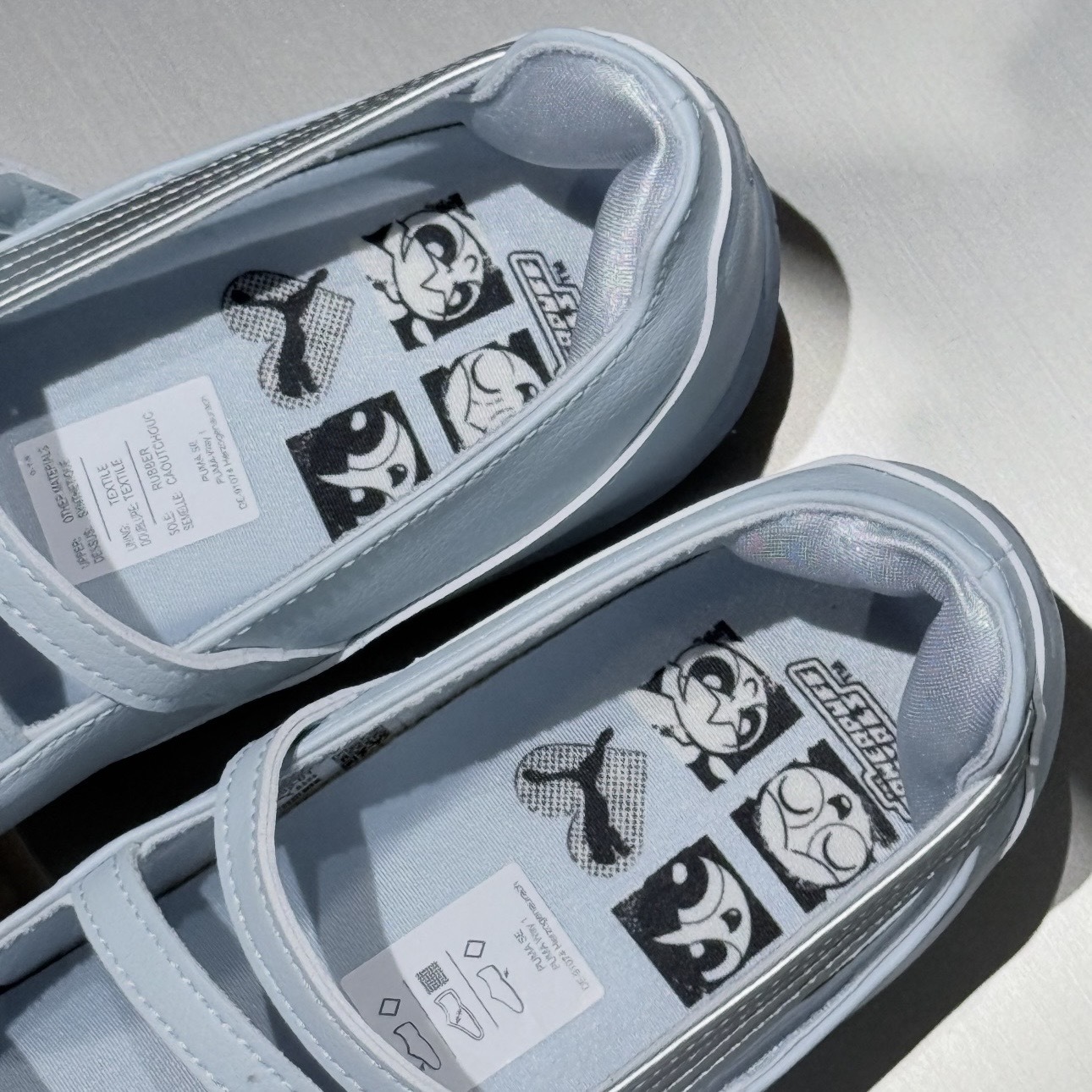 PUMA SPEEDCAT BALLET x POWERPUFF GIRLS 水藍 銀邊 芭蕾舞鞋 女鞋 飛天小女警 408103-01
