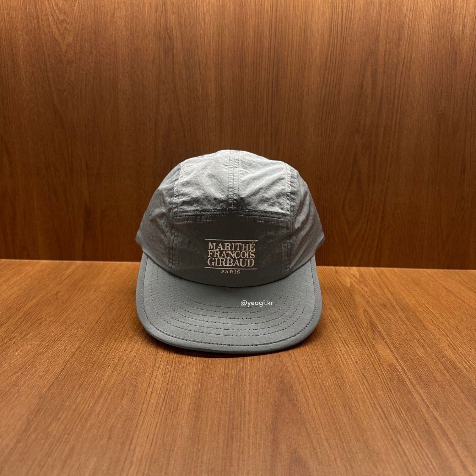 [11/4前入code每件最高可再-$20] MARITHE FRANCOIS GIRBAUD (MFG)｜SMALL CLASSIC LOGO NYLON CAMP CAP [2 colors]