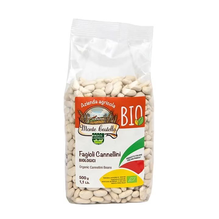 【現貨】Monte Castello 意大利有機低糖無鹽高纖高蛋白質白腰豆 500g