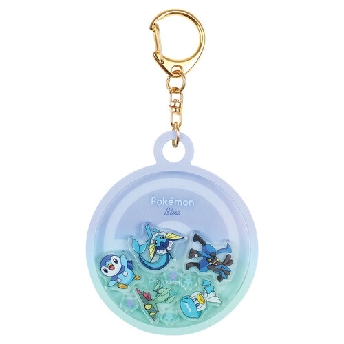 TF Pokemon Shaka Character Keychain Gradient Blue & Mint 225354