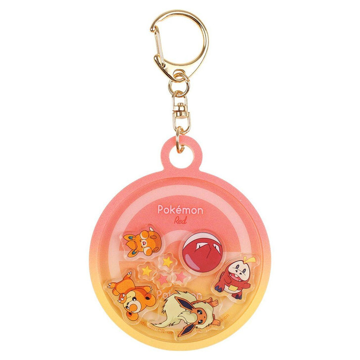TF Pokemon Shaka Character Keychain Gradient Red & Orange 225330