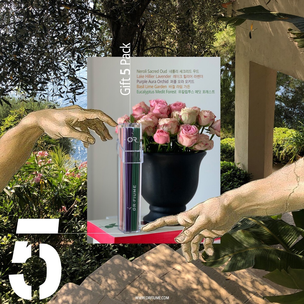 【 4/19收單 】OR-FIUME Incense Gift Set 香氛線香禮盒（5入）