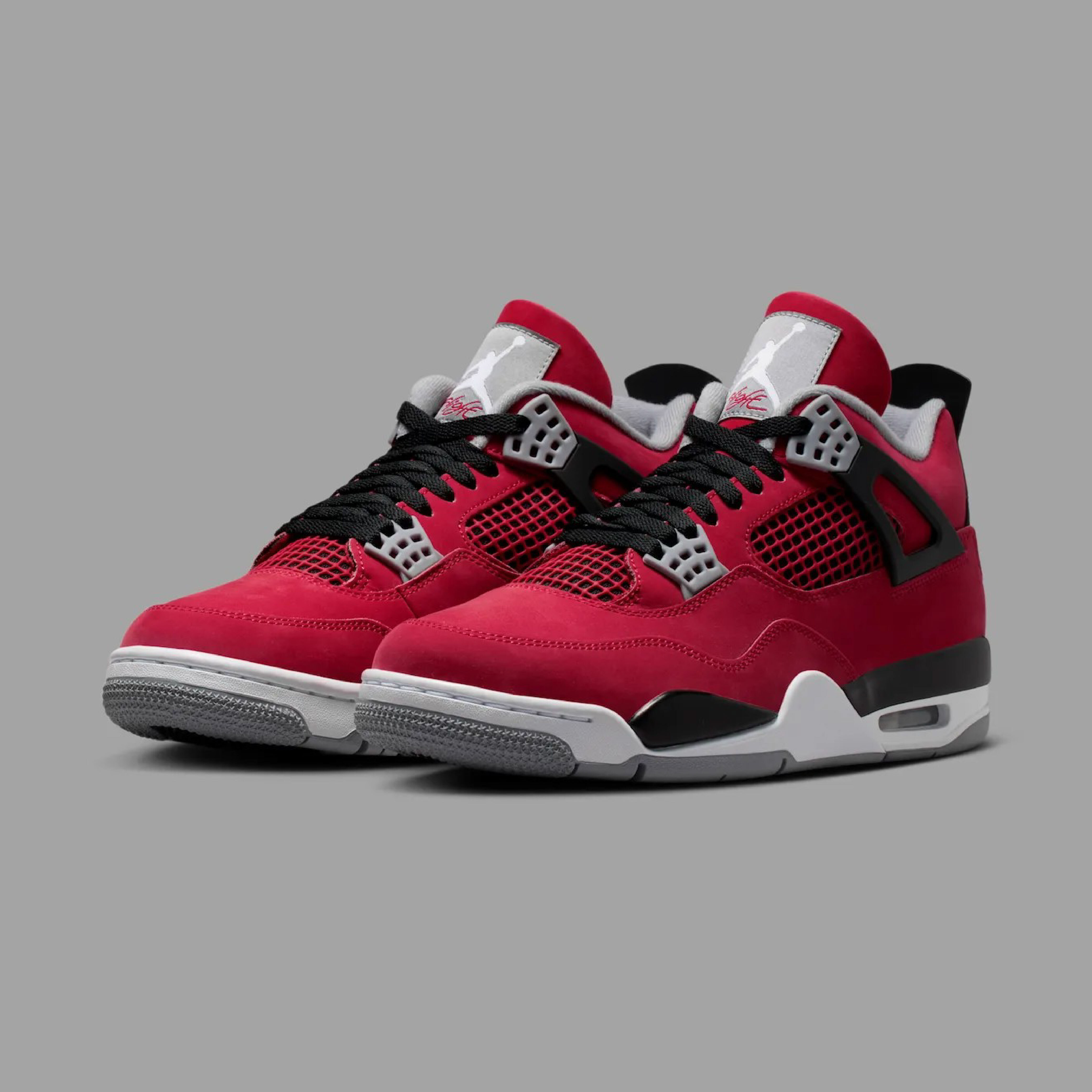 Air Jordan 4 Retro "Toro Bravo" 公牛紅 麂皮 芝加哥 紅黑 經典復刻 喬丹 AJ4 公牛隊 籃球鞋 FQ8138-600